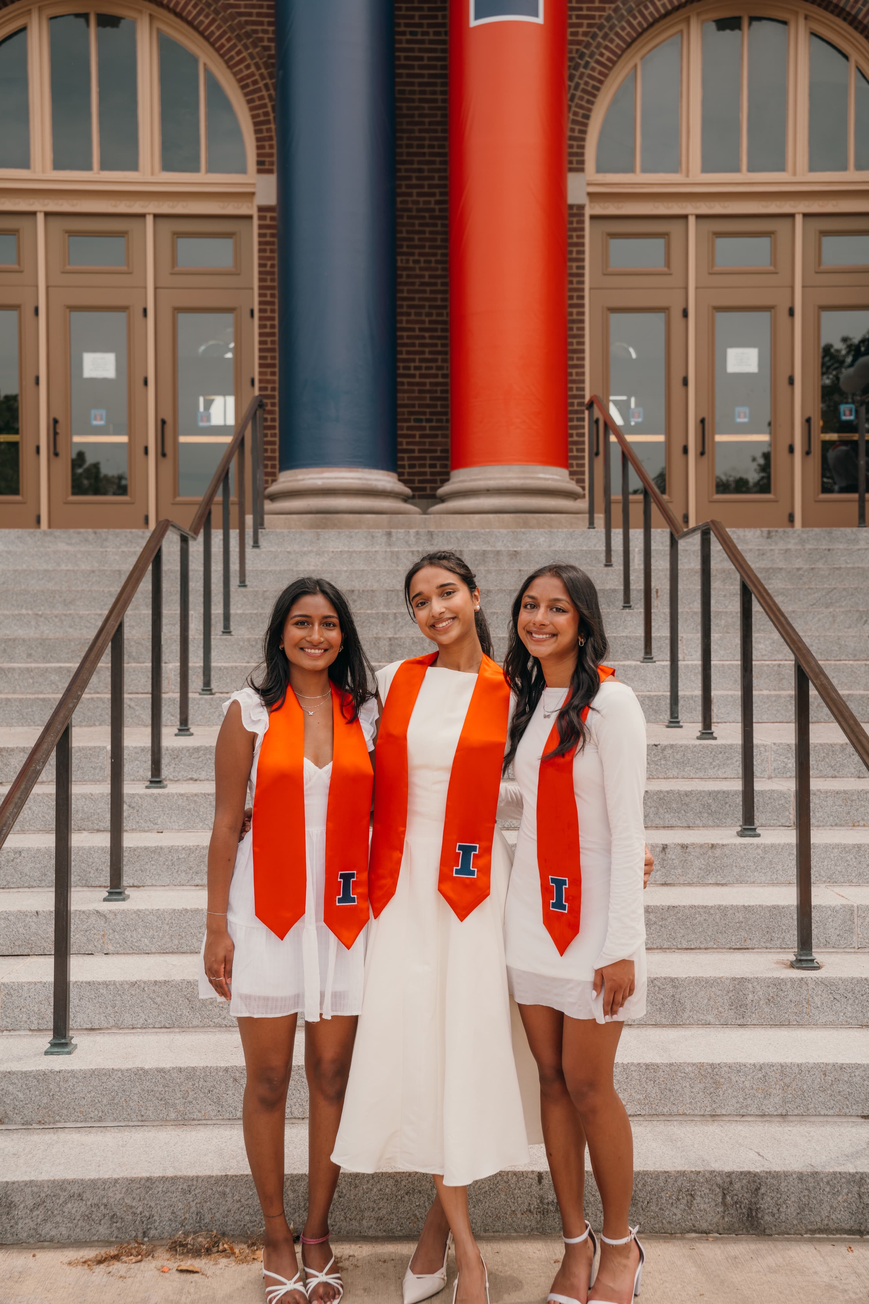 Grad photos on Main Quad